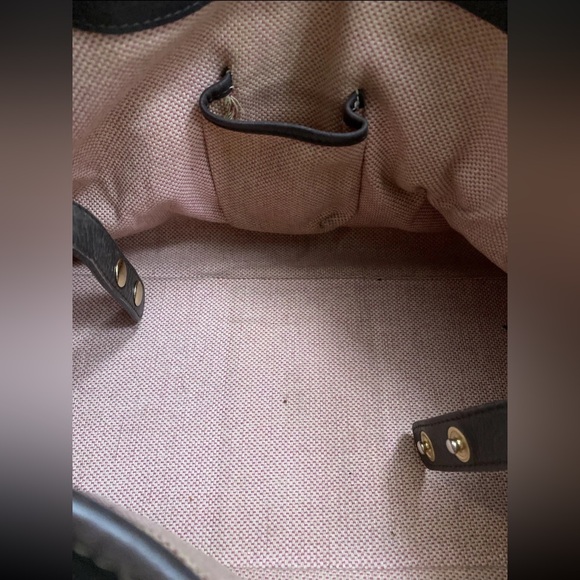 Dooney & Bourke Giraffe Print Belvedere Handbag Satchel Large Gently Used Rare - Picture 10 of 14